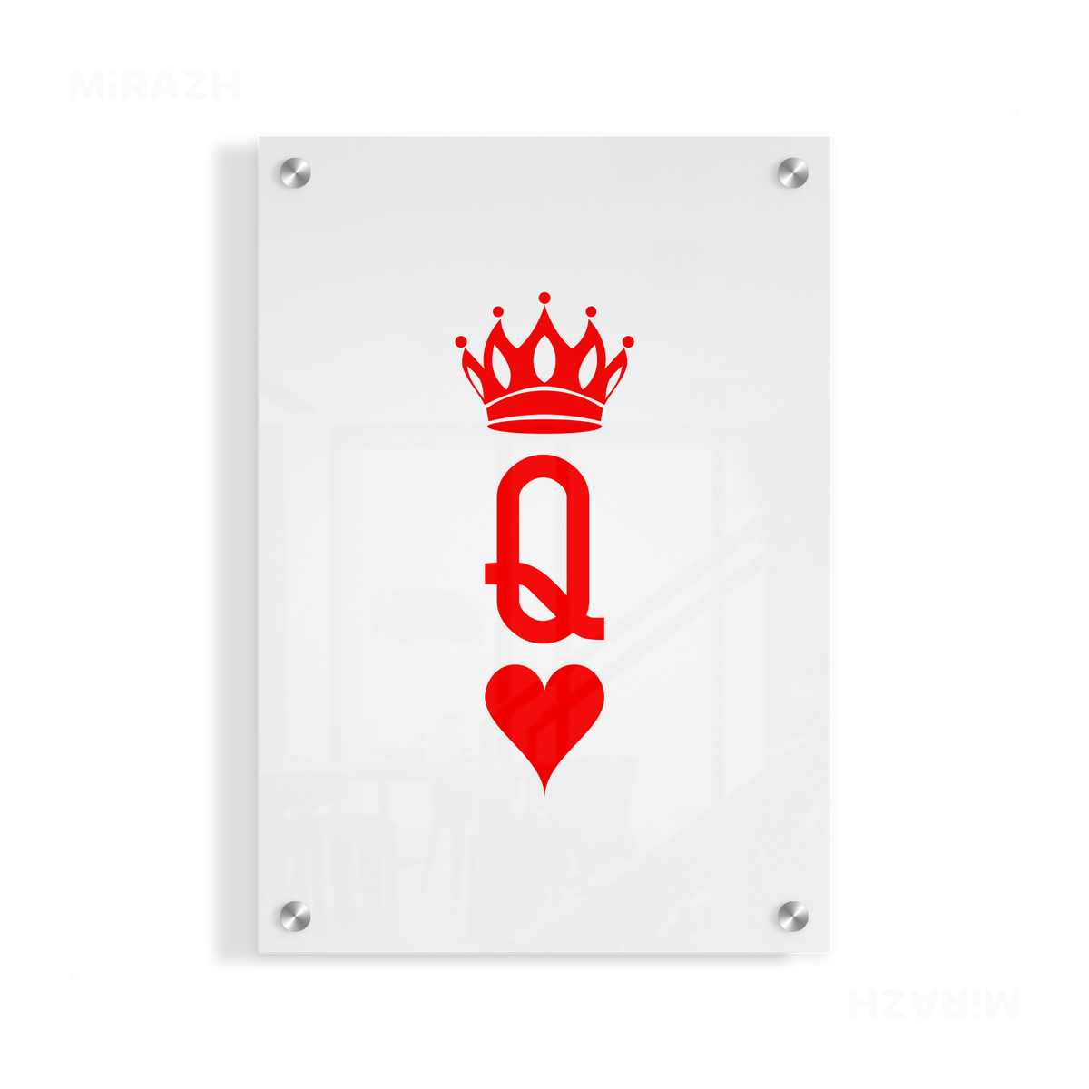 QueenOfHearts Acrylic Print 01