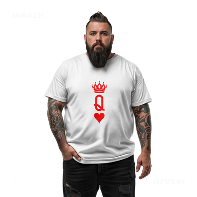 QueenOfHearts Adult T Shirt 05 White