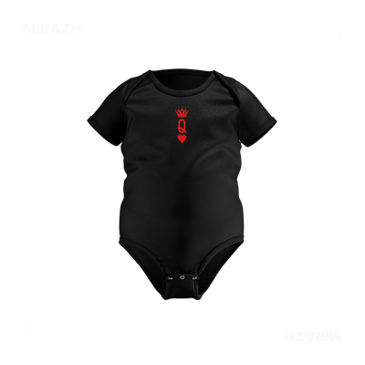 QueenOfHearts Baby Onesies 01 Black