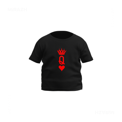 QueenOfHearts Baby T Shirt 01 Black