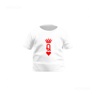 QueenOfHearts Baby T Shirt 01 White