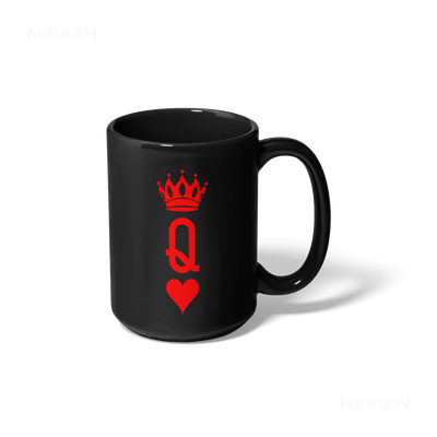 QueenOfHearts Ceramic Mug 01 Black