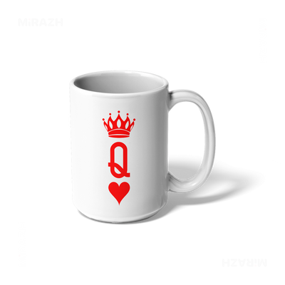 QueenOfHearts Ceramic Mug 01 White