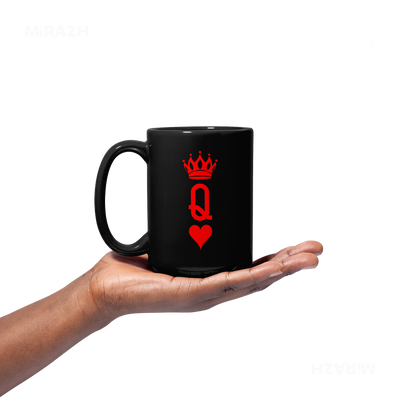 QueenOfHearts Ceramic Mug 03 Black