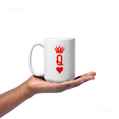 QueenOfHearts Ceramic Mug 03 White