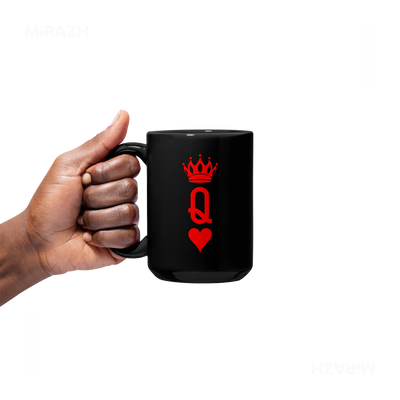 QueenOfHearts Ceramic Mug 05 Black