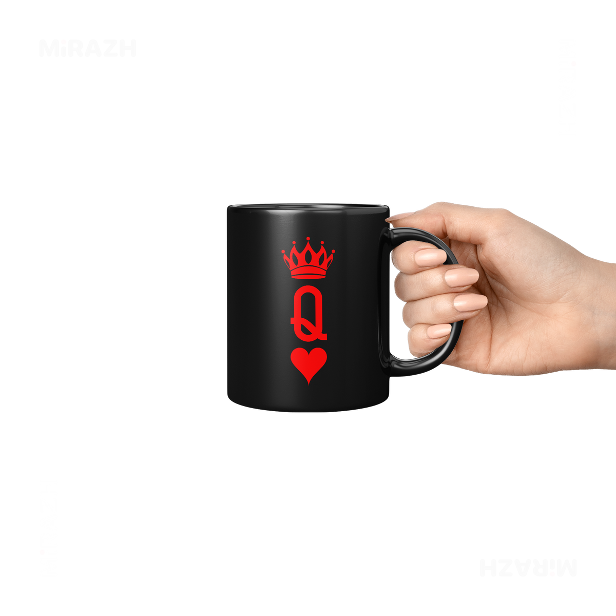 QueenOfHearts Ceramic Mug 06 Black