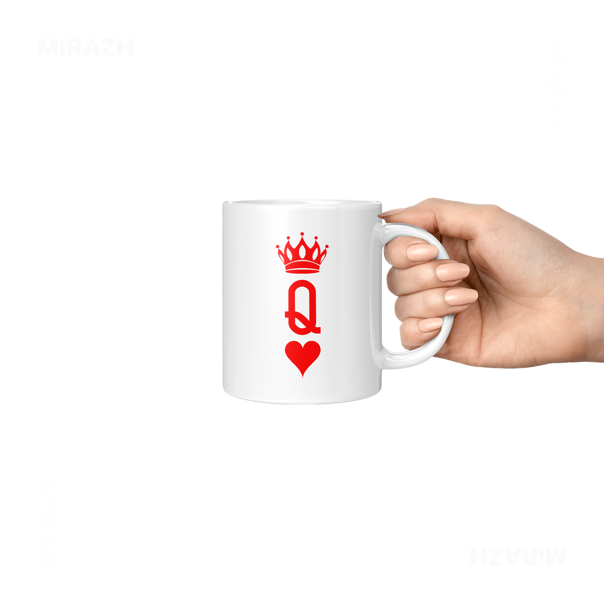 QueenOfHearts Ceramic Mug 06 White