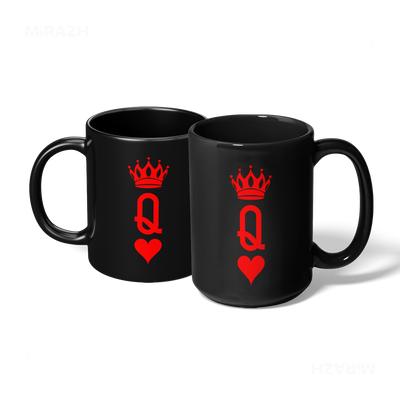 QueenOfHearts Ceramic Mug 07 Black