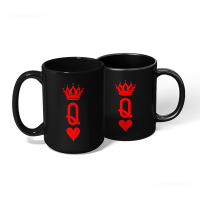 QueenOfHearts Ceramic Mug 08 Black