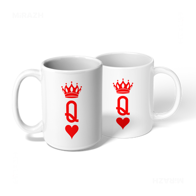 QueenOfHearts Ceramic Mug 08 White
