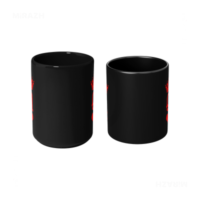 QueenOfHearts Ceramic Mug 09 Black