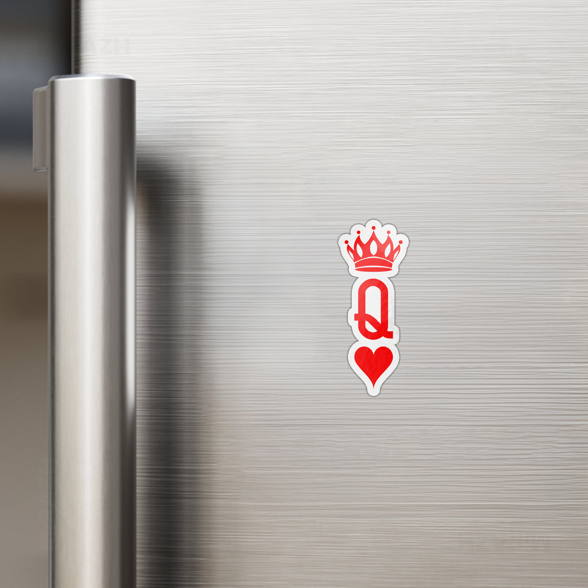 QueenOfHearts Die Cut Magnet 02