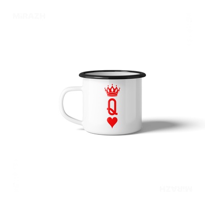 QueenOfHearts Enamel Camping Mug 03