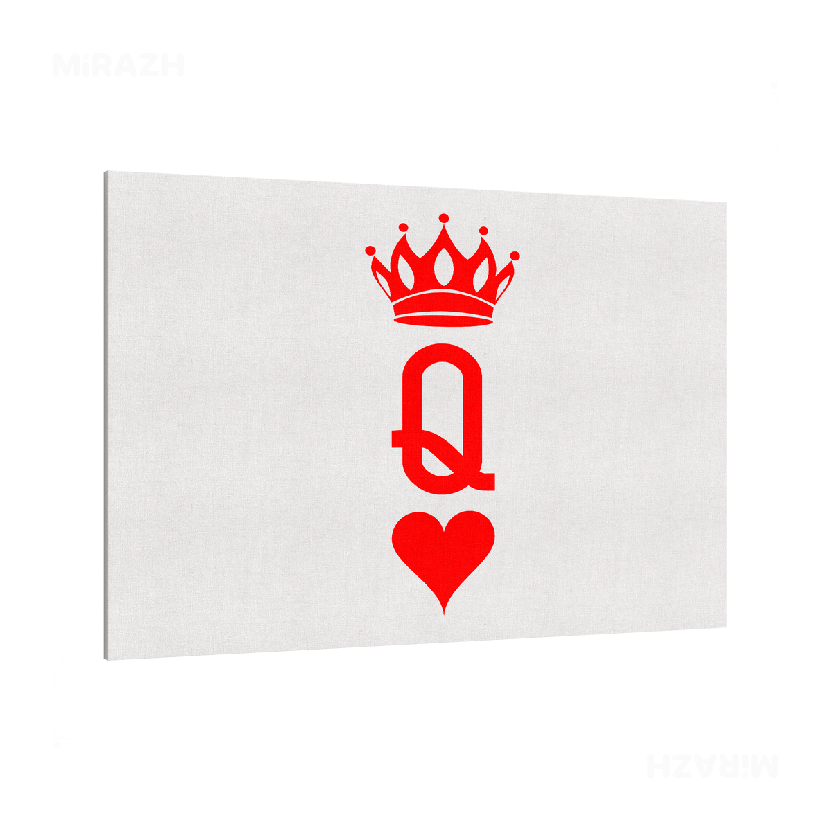 QueenOfHearts Frameless Canvas 03