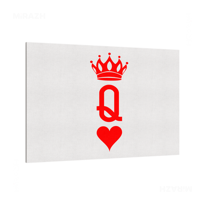 QueenOfHearts Frameless Canvas 03