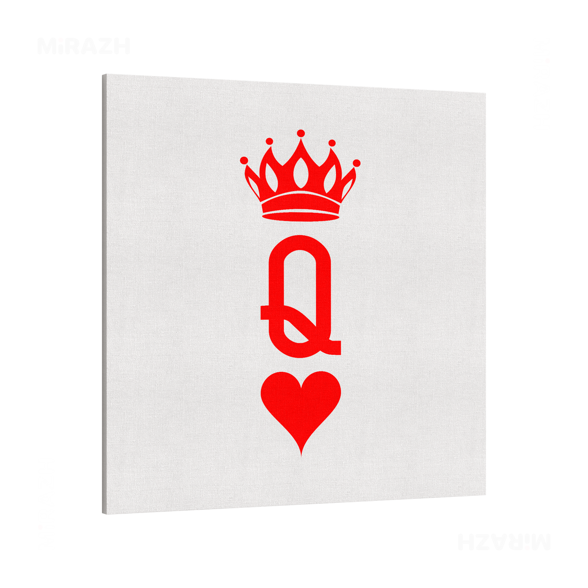 QueenOfHearts Frameless Canvas 04
