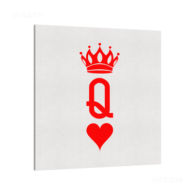 QueenOfHearts Frameless Canvas 04