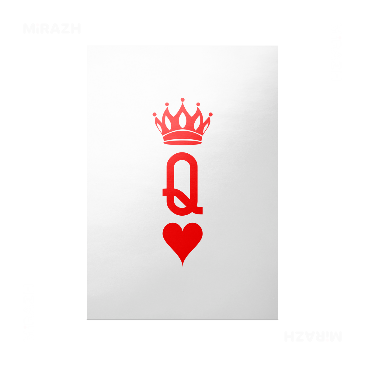 QueenOfHearts Frameless Poster 01 Semi Glossy