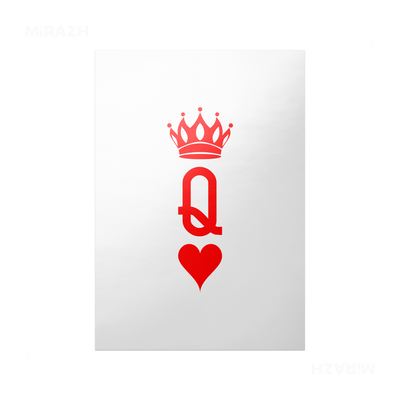 QueenOfHearts Frameless Poster 01 Semi Glossy