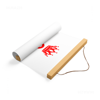 QueenOfHearts Magnetic Hanger Poster 04 Natural Wood