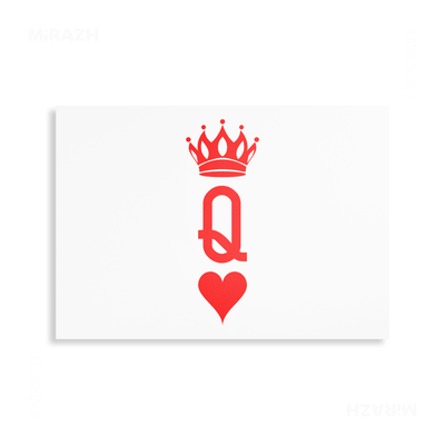 QueenOfHearts Metallic Print 03 Aluminum