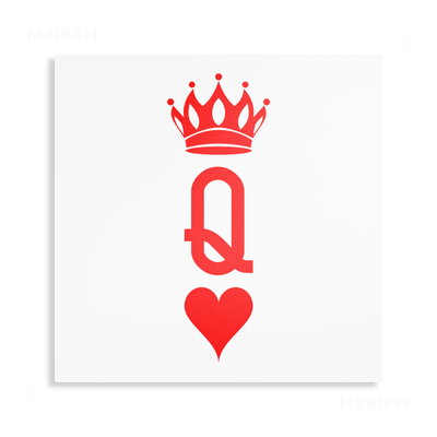 QueenOfHearts Metallic Print 04 Aluminum