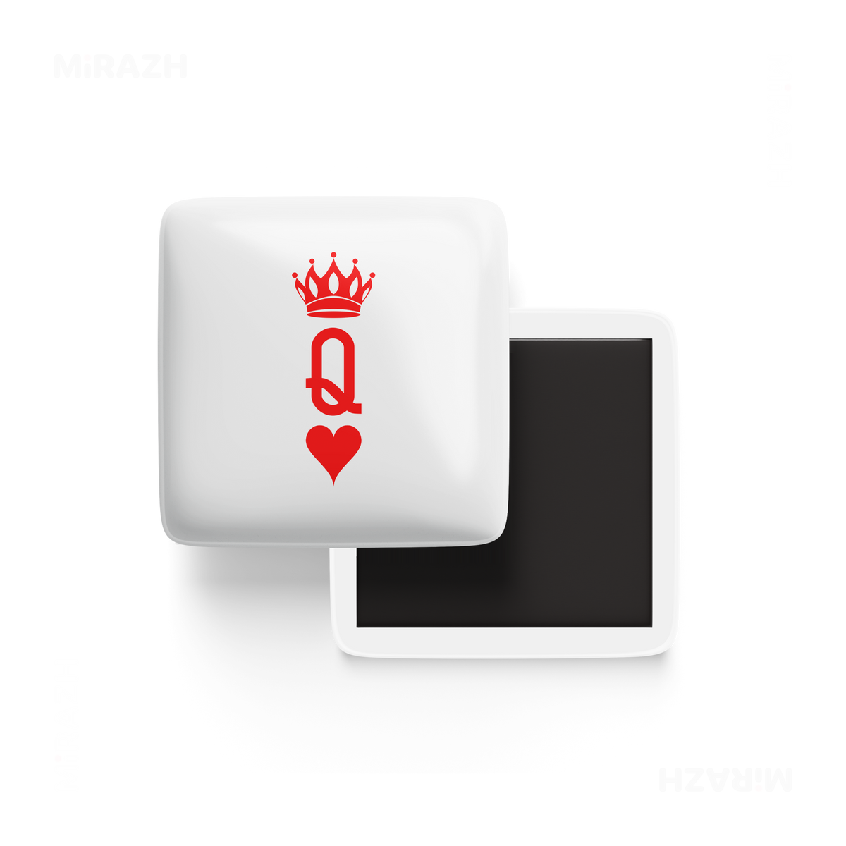 QueenOfHearts Porcelain Magnet 01