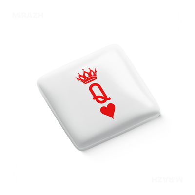 QueenOfHearts Porcelain Magnet 03