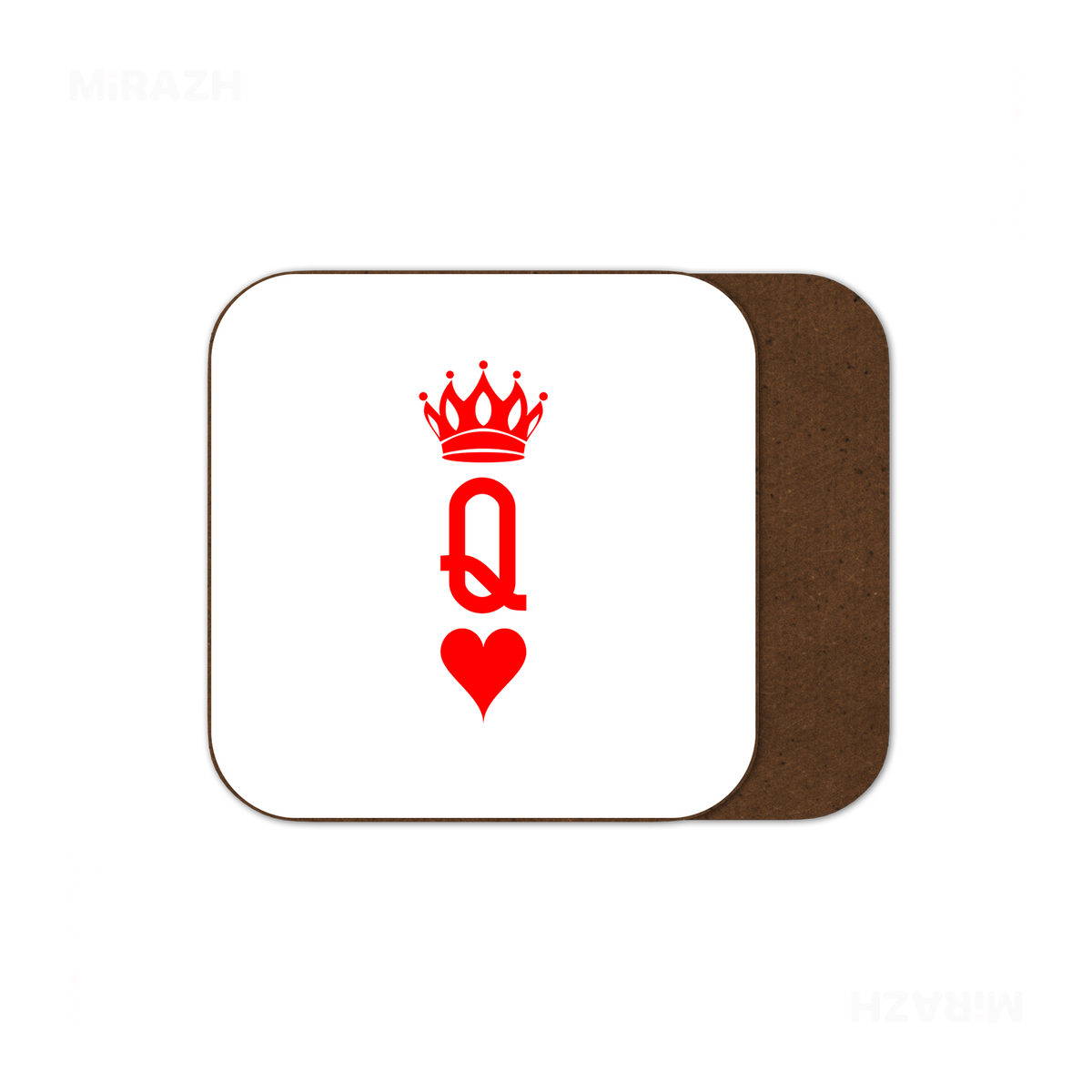 QueenOfHearts Semi Glossy Coaster 01