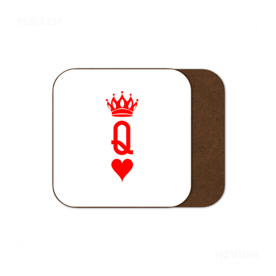 QueenOfHearts Semi Glossy Coaster 01