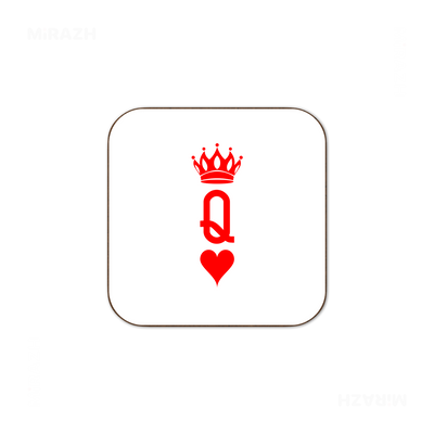QueenOfHearts Semi Glossy Coaster 03