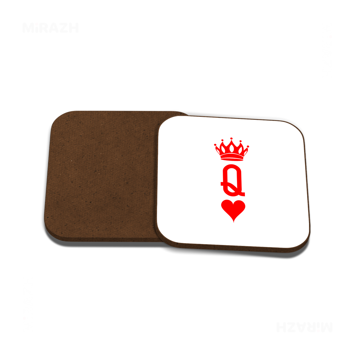 QueenOfHearts Semi Glossy Coaster 05