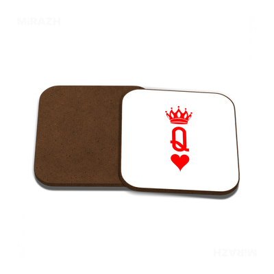 QueenOfHearts Semi Glossy Coaster 05