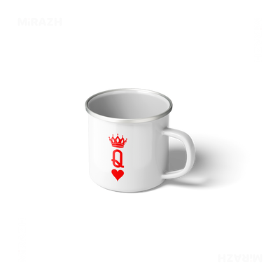 QueenOfHearts Stainless Steel Camping Mug 01
