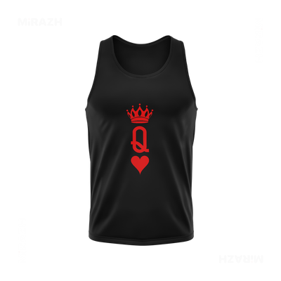 QueenOfHearts Tank Tops 01 Black