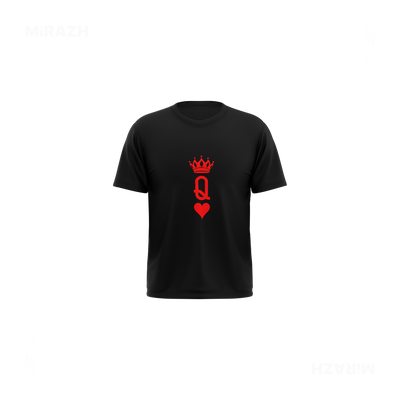 QueenOfHearts Toddler T Shirt 01 Black