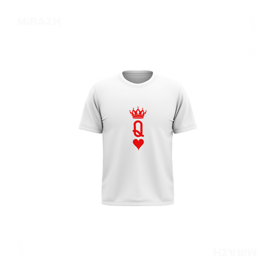QueenOfHearts Toddler T Shirt 01 White