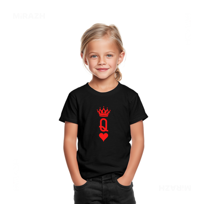 QueenOfHearts Toddler T Shirt 02 Black