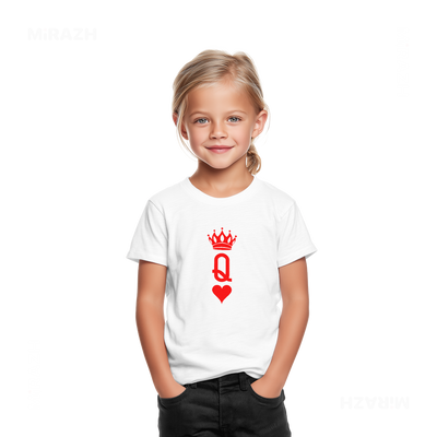 QueenOfHearts Toddler T Shirt 02 White