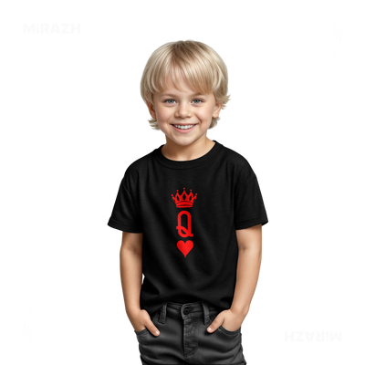 QueenOfHearts Toddler T Shirt 03 Black