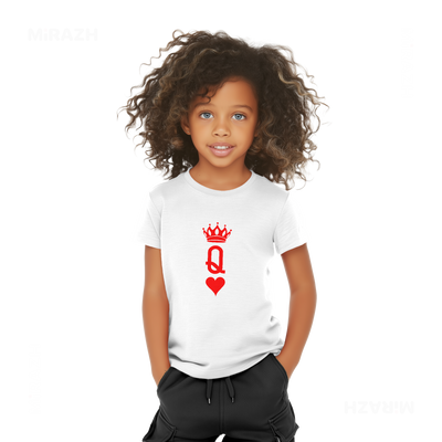 QueenOfHearts Toddler T Shirt 04 White
