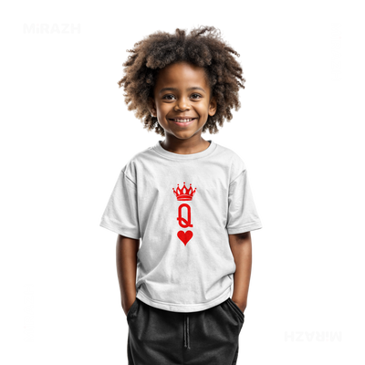 QueenOfHearts Toddler T Shirt 05 White