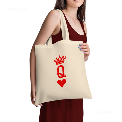 QueenOfHearts Tote Bags 02 Natural