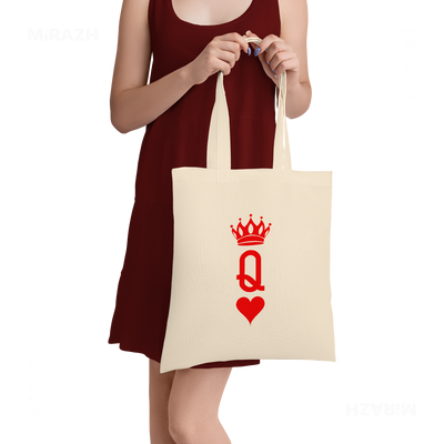 QueenOfHearts Tote Bags 05 Natural