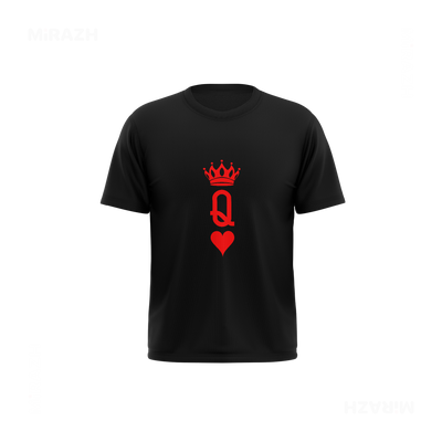QueenOfHearts Youth T Shirt 01 Black