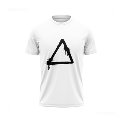 RisingTriangle Adult T Shirt 01 White