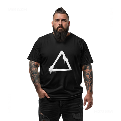 RisingTriangle Adult T Shirt 05 Black