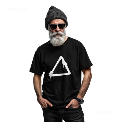 RisingTriangle Adult T Shirt 06 Black