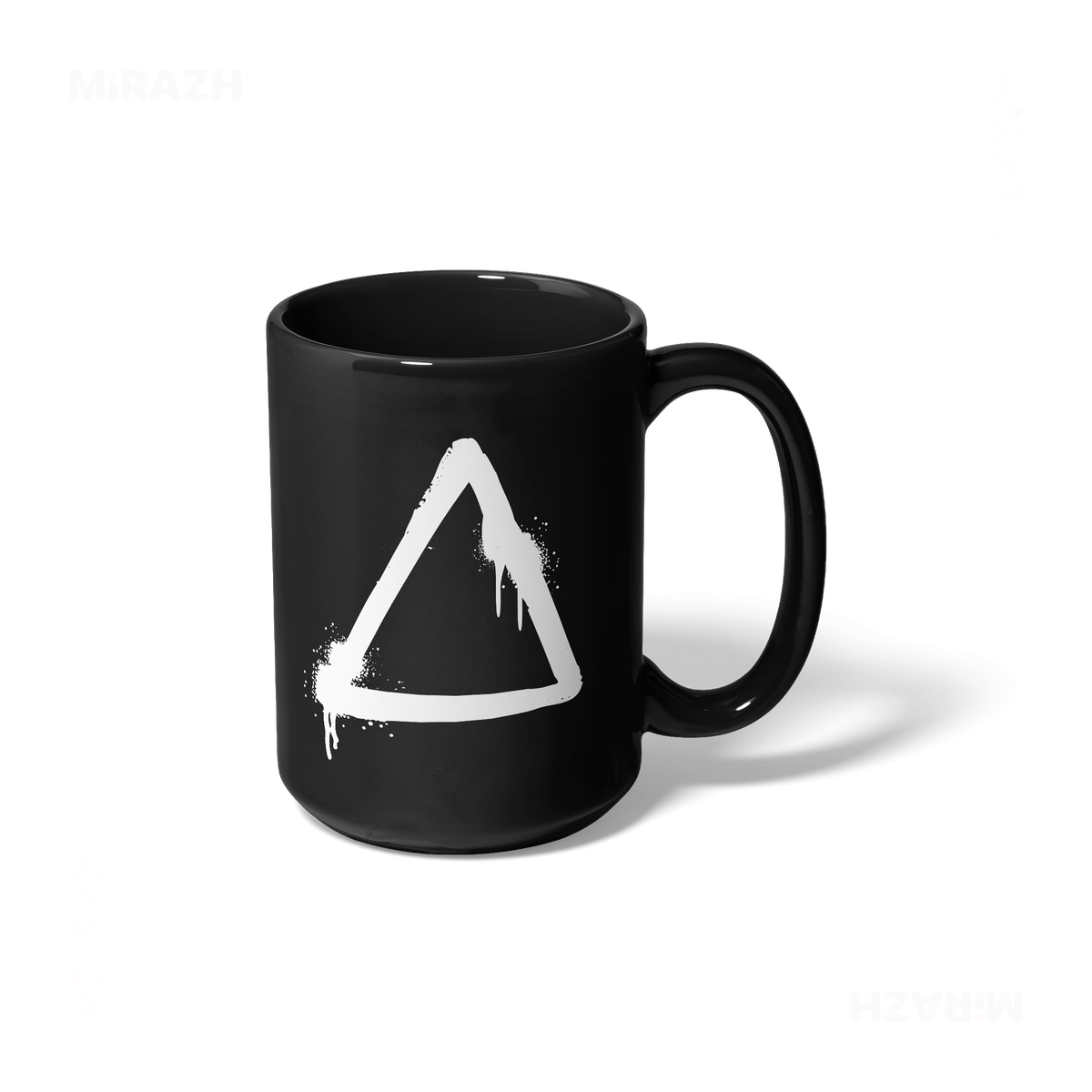 RisingTriangle Ceramic Mug 01 Black